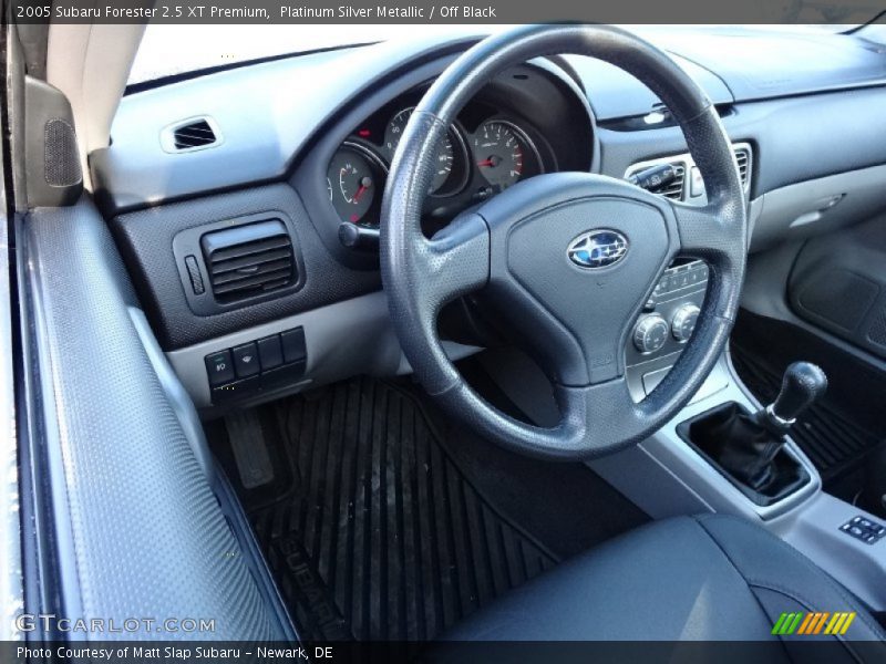 Platinum Silver Metallic / Off Black 2005 Subaru Forester 2.5 XT Premium