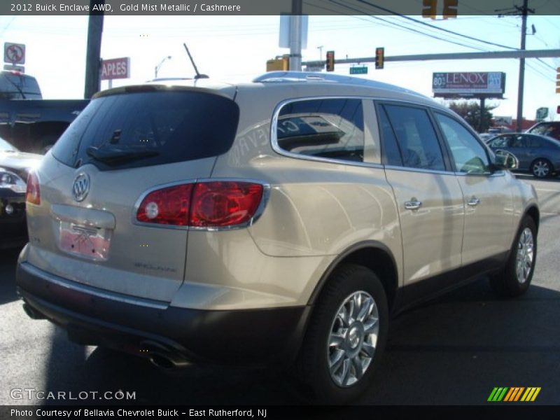 Gold Mist Metallic / Cashmere 2012 Buick Enclave AWD