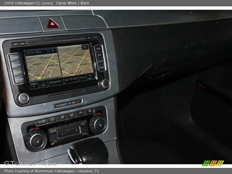 Candy White / Black 2009 Volkswagen CC Luxury