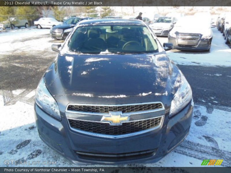 Taupe Gray Metallic / Jet Black 2013 Chevrolet Malibu LT