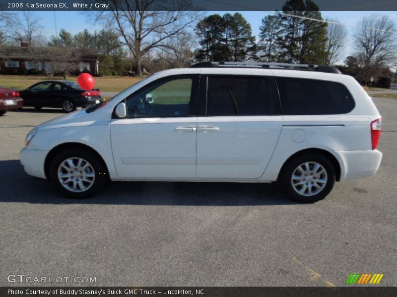 White / Gray 2006 Kia Sedona EX