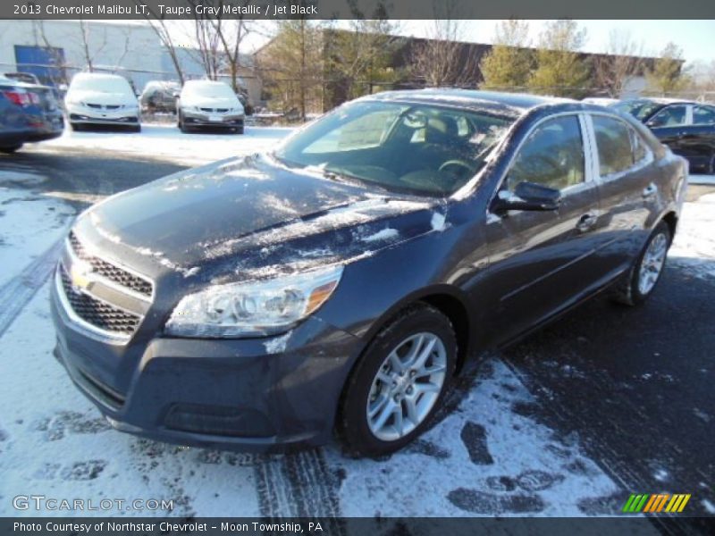 Taupe Gray Metallic / Jet Black 2013 Chevrolet Malibu LT