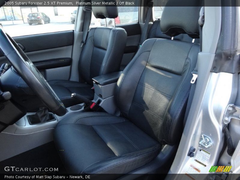 Platinum Silver Metallic / Off Black 2005 Subaru Forester 2.5 XT Premium