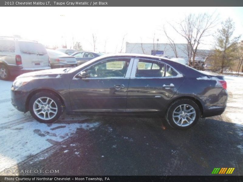 Taupe Gray Metallic / Jet Black 2013 Chevrolet Malibu LT