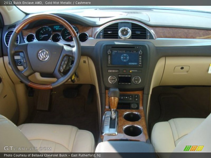 Gold Mist Metallic / Cashmere 2012 Buick Enclave AWD