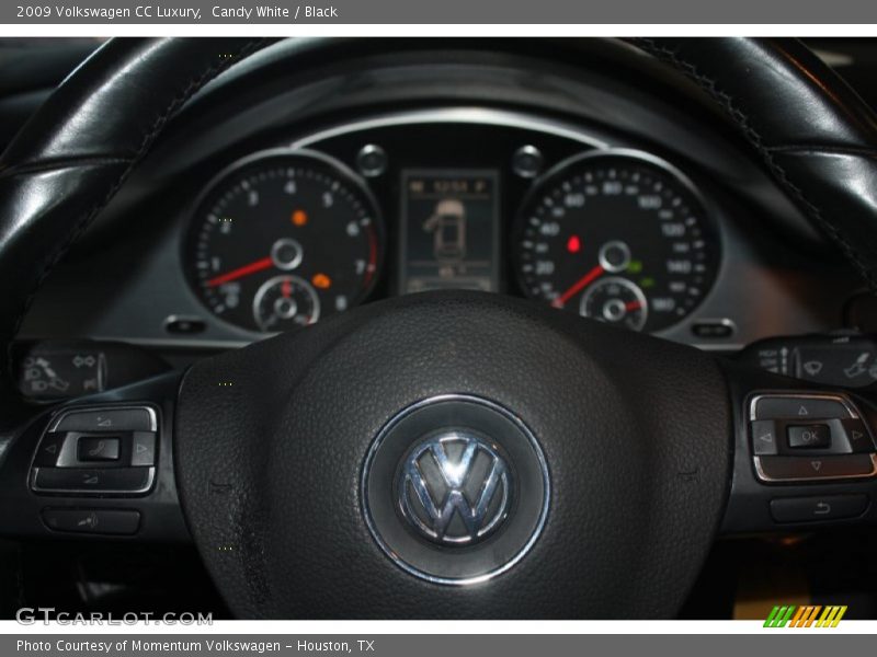 Candy White / Black 2009 Volkswagen CC Luxury