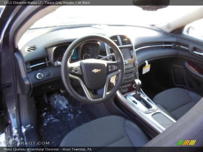 Taupe Gray Metallic / Jet Black 2013 Chevrolet Malibu LT