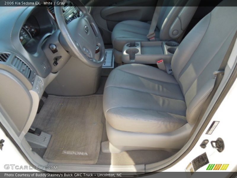 White / Gray 2006 Kia Sedona EX