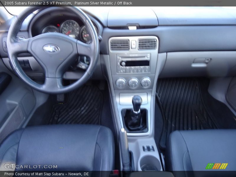 Platinum Silver Metallic / Off Black 2005 Subaru Forester 2.5 XT Premium