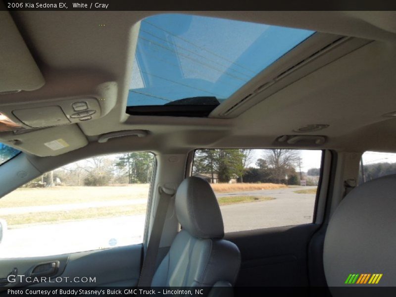 White / Gray 2006 Kia Sedona EX