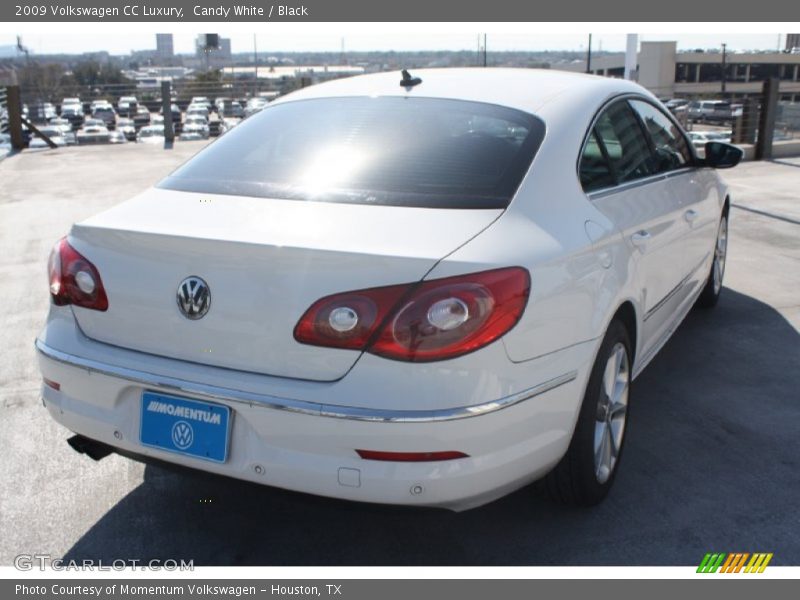 Candy White / Black 2009 Volkswagen CC Luxury