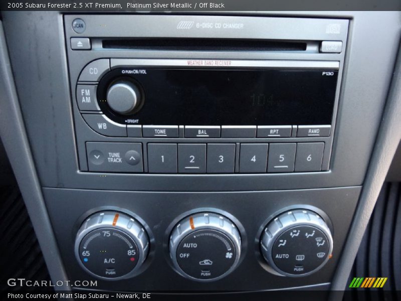 Platinum Silver Metallic / Off Black 2005 Subaru Forester 2.5 XT Premium