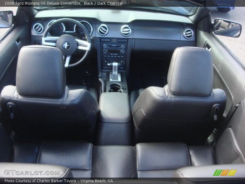 Black / Dark Charcoal 2008 Ford Mustang V6 Deluxe Convertible