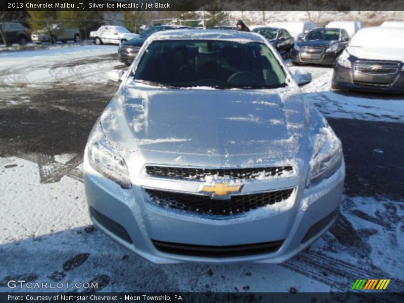 Silver Ice Metallic / Jet Black 2013 Chevrolet Malibu LT