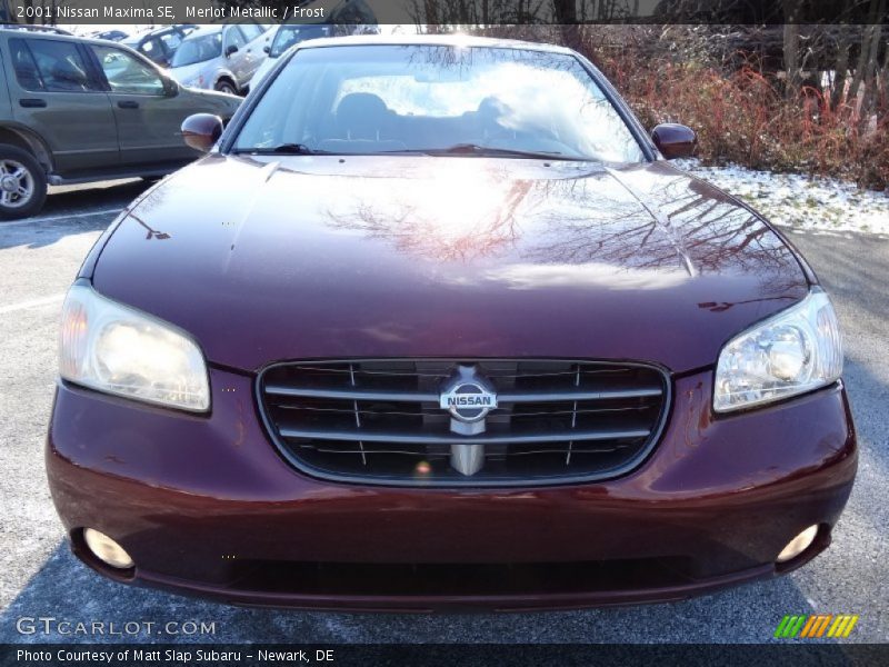 Merlot Metallic / Frost 2001 Nissan Maxima SE