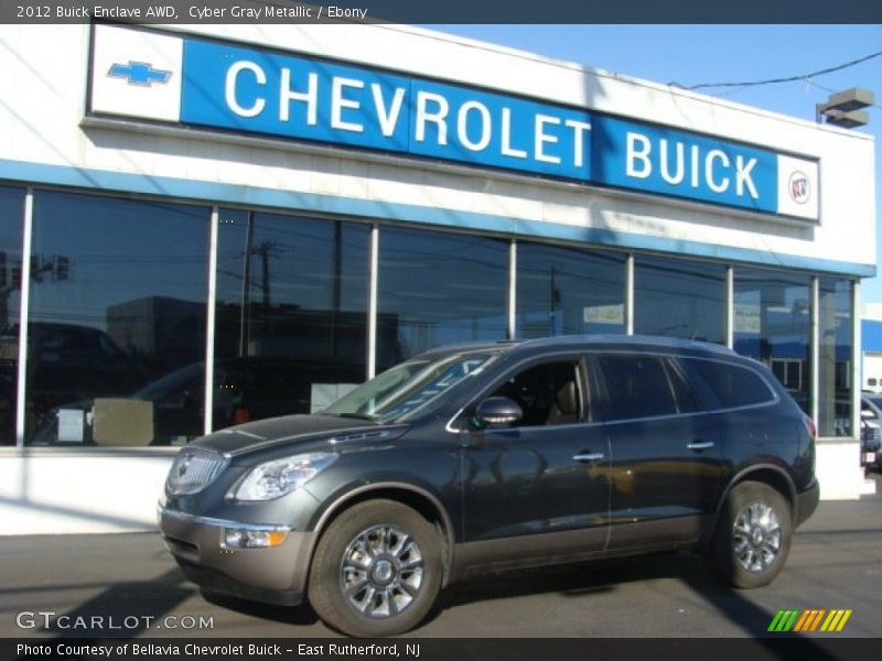 Cyber Gray Metallic / Ebony 2012 Buick Enclave AWD