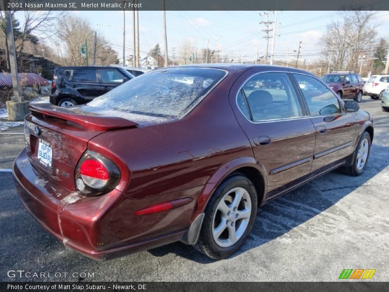 Merlot Metallic / Frost 2001 Nissan Maxima SE