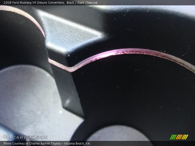 Black / Dark Charcoal 2008 Ford Mustang V6 Deluxe Convertible