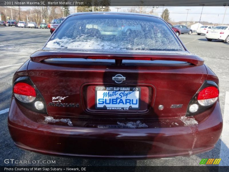 Merlot Metallic / Frost 2001 Nissan Maxima SE