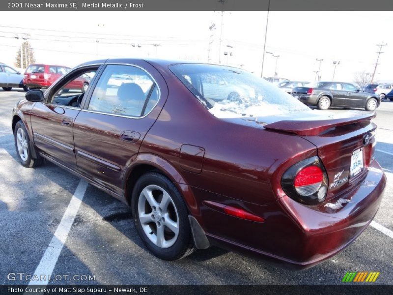 Merlot Metallic / Frost 2001 Nissan Maxima SE