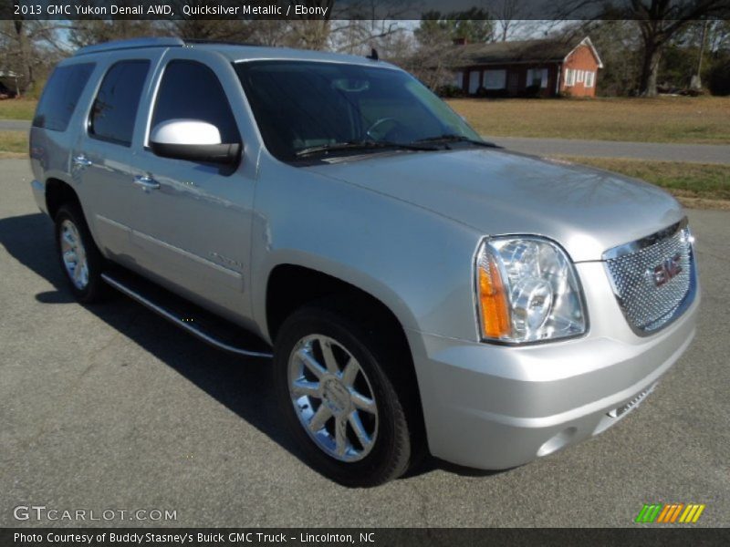 Quicksilver Metallic / Ebony 2013 GMC Yukon Denali AWD