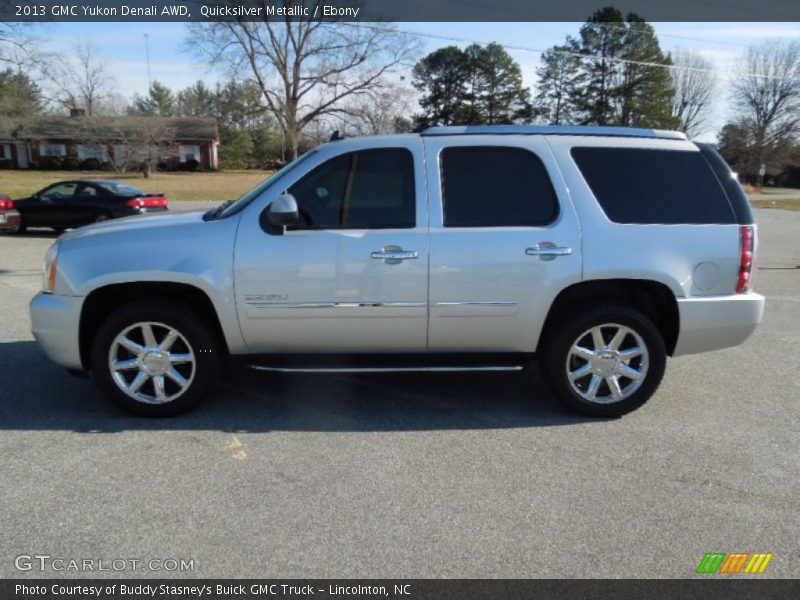 Quicksilver Metallic / Ebony 2013 GMC Yukon Denali AWD