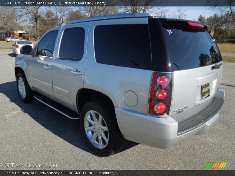 Quicksilver Metallic / Ebony 2013 GMC Yukon Denali AWD