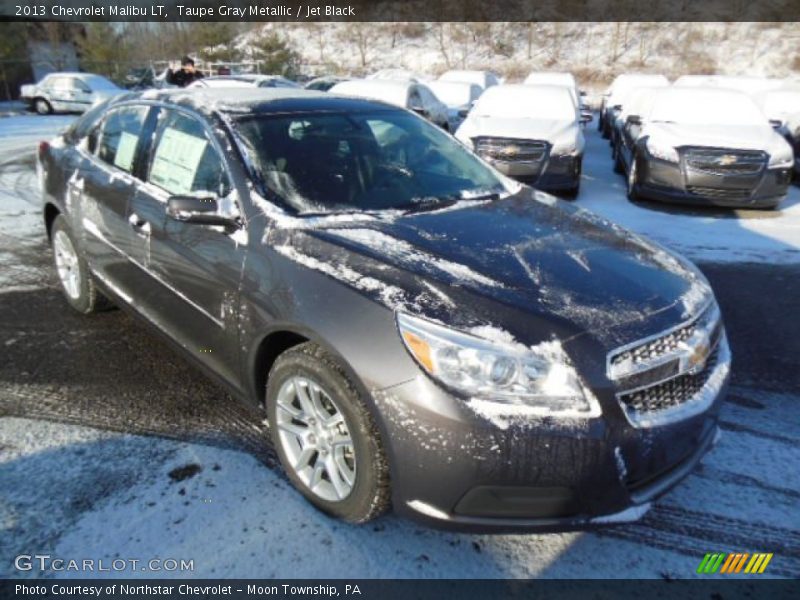 Taupe Gray Metallic / Jet Black 2013 Chevrolet Malibu LT