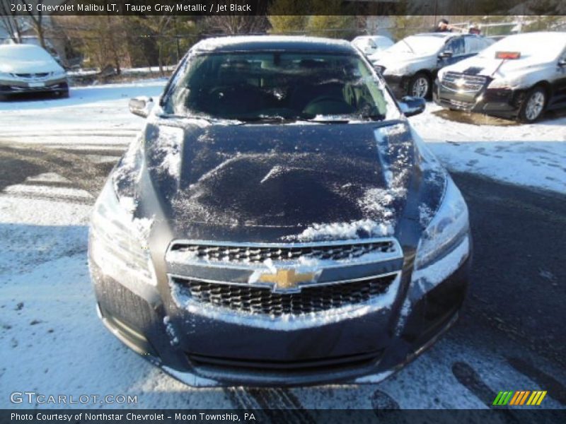 Taupe Gray Metallic / Jet Black 2013 Chevrolet Malibu LT