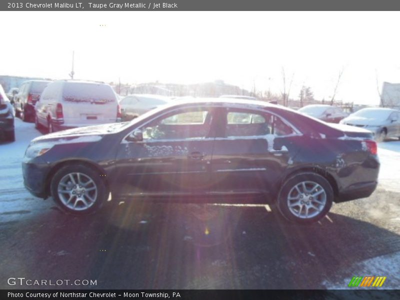 Taupe Gray Metallic / Jet Black 2013 Chevrolet Malibu LT