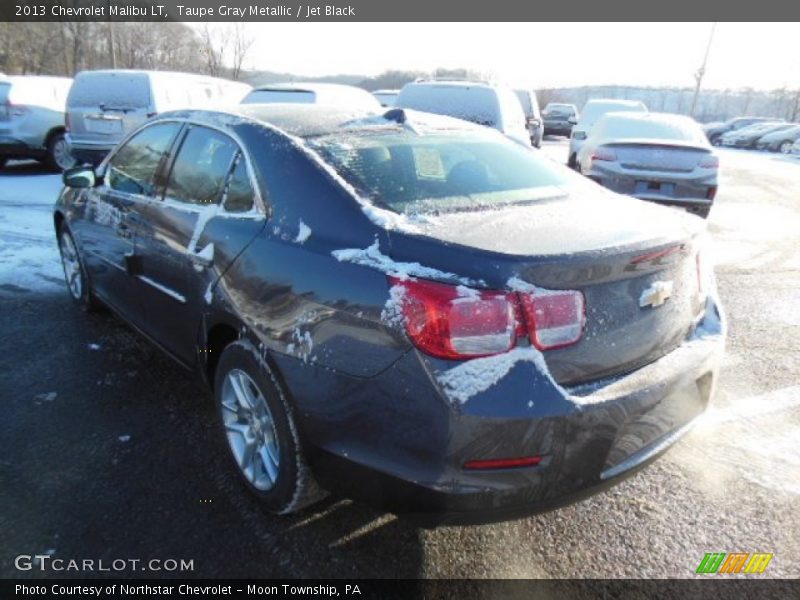 Taupe Gray Metallic / Jet Black 2013 Chevrolet Malibu LT