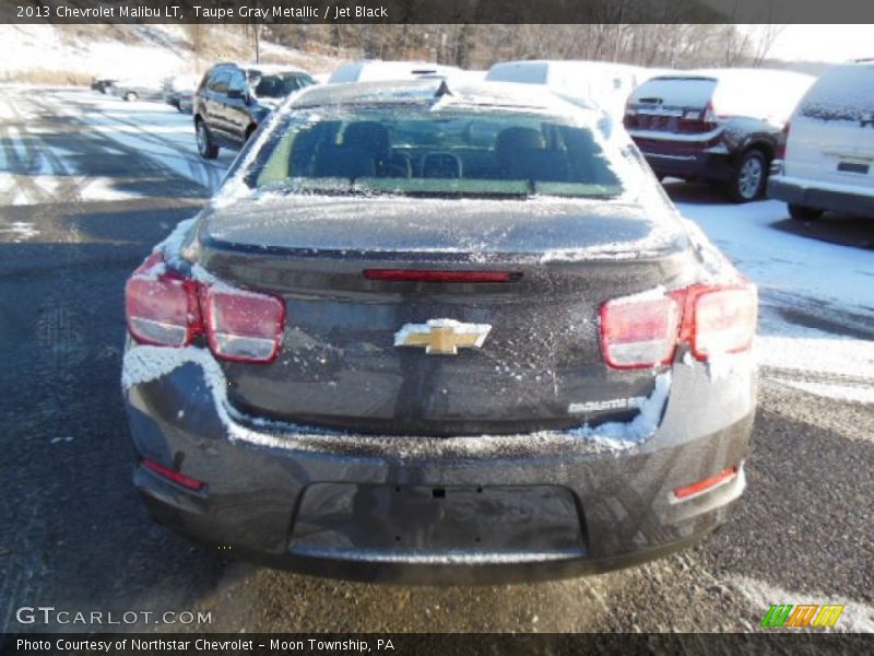 Taupe Gray Metallic / Jet Black 2013 Chevrolet Malibu LT