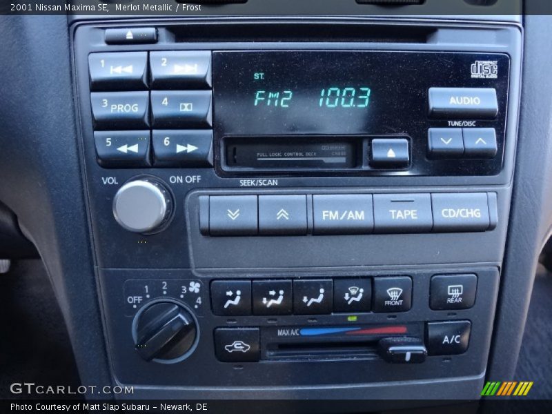 Controls of 2001 Maxima SE