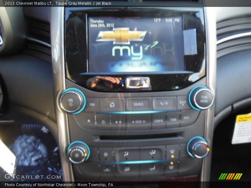 Taupe Gray Metallic / Jet Black 2013 Chevrolet Malibu LT