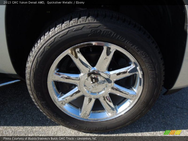 Quicksilver Metallic / Ebony 2013 GMC Yukon Denali AWD