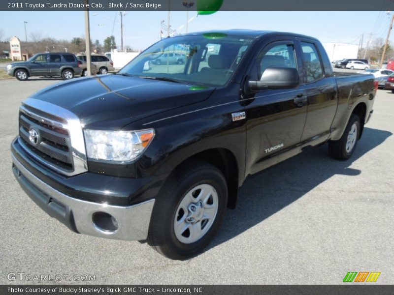 Black / Sand Beige 2011 Toyota Tundra Double Cab