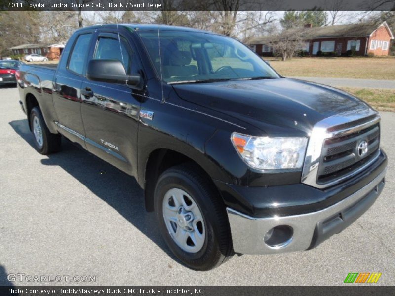 Black / Sand Beige 2011 Toyota Tundra Double Cab
