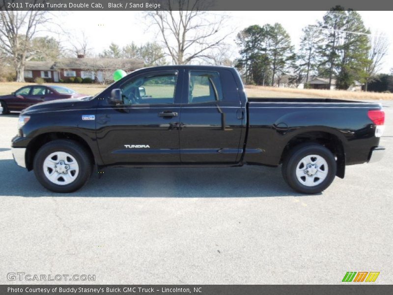 Black / Sand Beige 2011 Toyota Tundra Double Cab