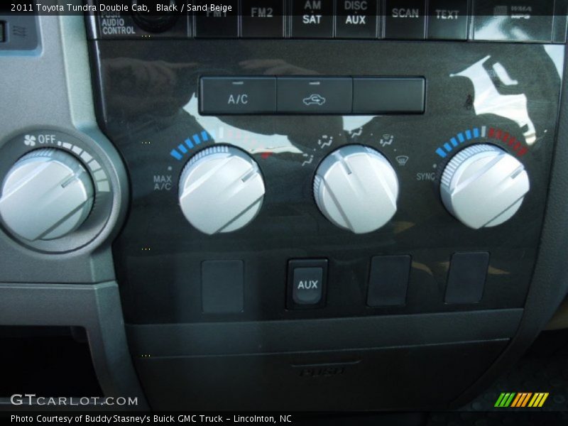 Black / Sand Beige 2011 Toyota Tundra Double Cab