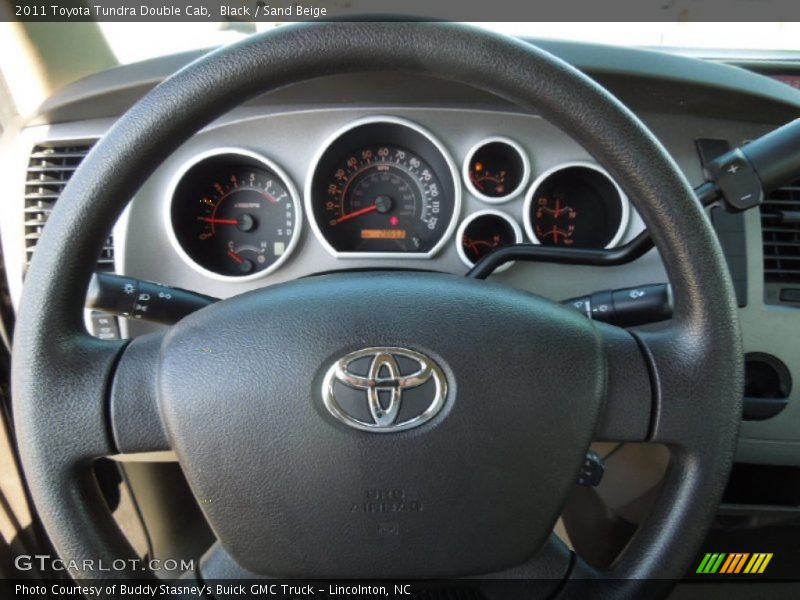 Black / Sand Beige 2011 Toyota Tundra Double Cab