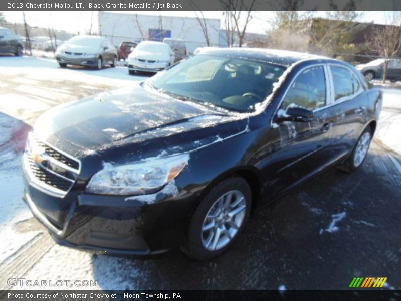 Black Granite Metallic / Jet Black 2013 Chevrolet Malibu LT