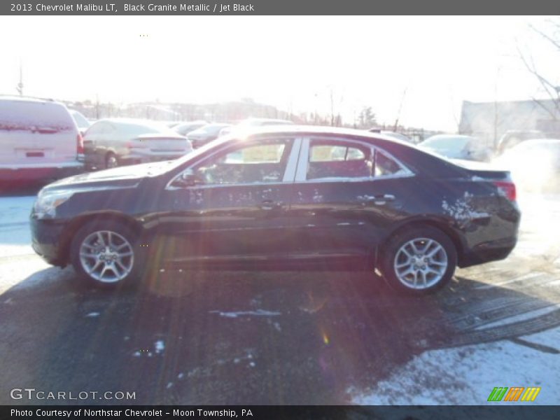 Black Granite Metallic / Jet Black 2013 Chevrolet Malibu LT