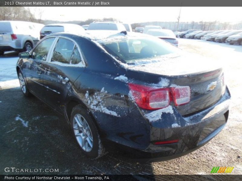 Black Granite Metallic / Jet Black 2013 Chevrolet Malibu LT