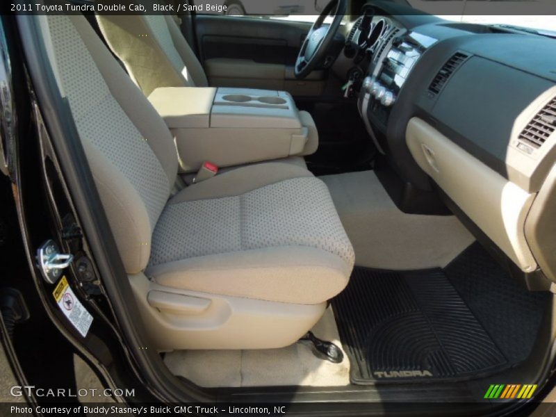 Black / Sand Beige 2011 Toyota Tundra Double Cab