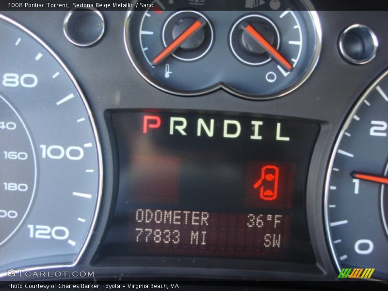 Sedona Beige Metallic / Sand 2008 Pontiac Torrent