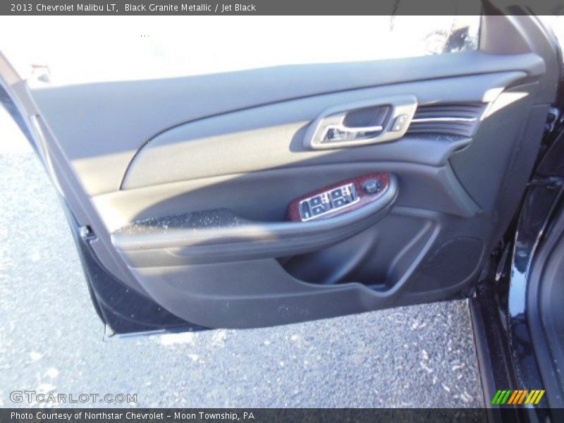 Black Granite Metallic / Jet Black 2013 Chevrolet Malibu LT
