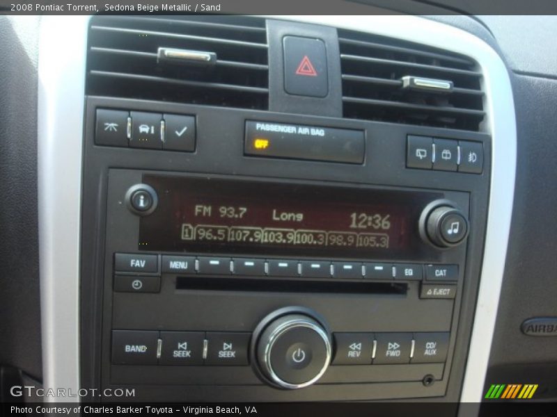 Sedona Beige Metallic / Sand 2008 Pontiac Torrent