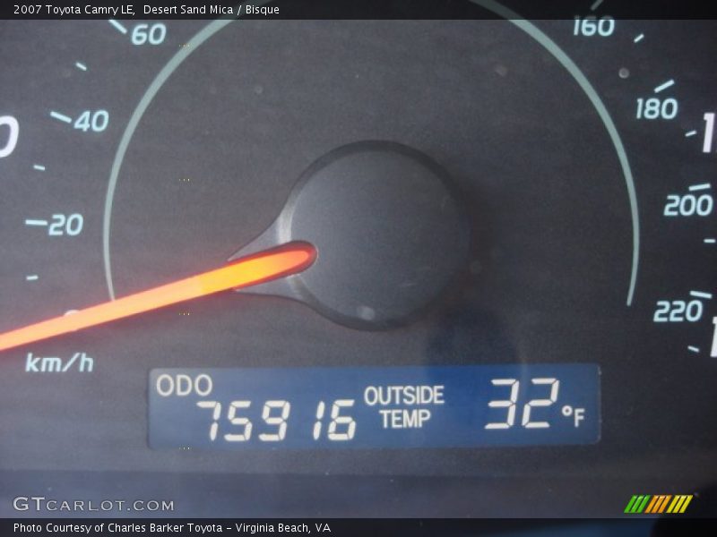 Desert Sand Mica / Bisque 2007 Toyota Camry LE