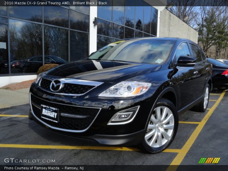 Brilliant Black / Black 2010 Mazda CX-9 Grand Touring AWD