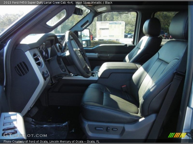  2013 F450 Super Duty Lariat Crew Cab 4x4 Black Interior